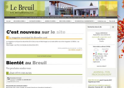 Site du Breuil en Bourgogne : Page d'accueil