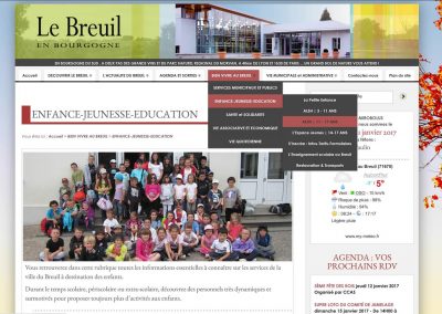 Site du Breuil en Bourgogne : Rubrique Bien vivre
