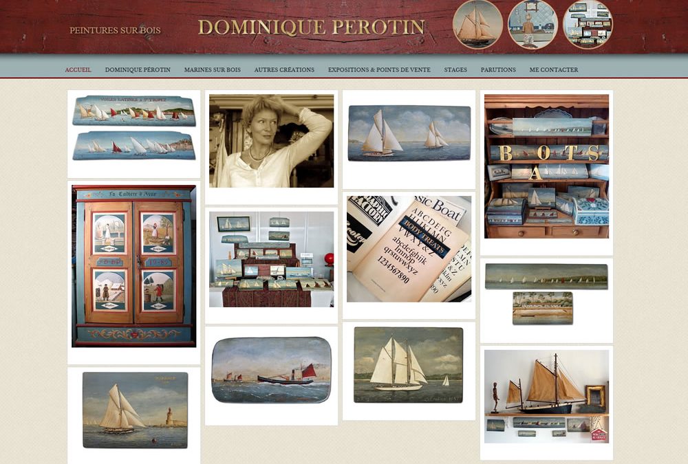 Dominique Pérotin, artiste peintre