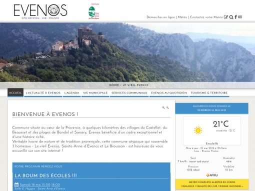 Site officiel de la ville d’EVENOS