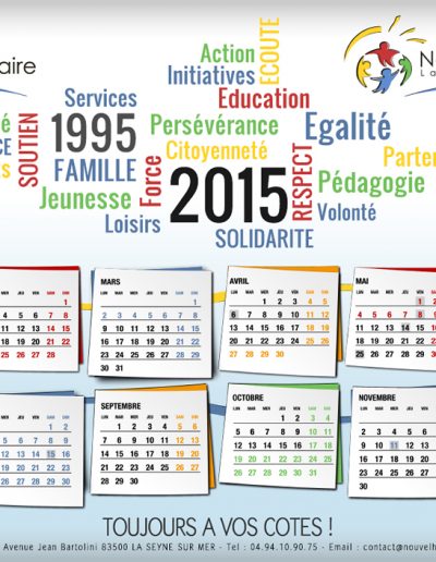 Calendrier 2015 de Nouvel Horizon 83