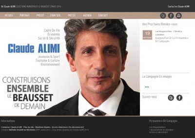 Site de Campagne du Dr Claude Alimi