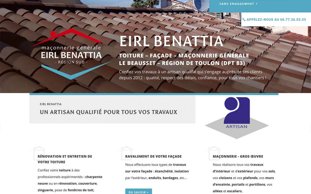 EIRL Benattia : Maçonnerie générale au Beausset
