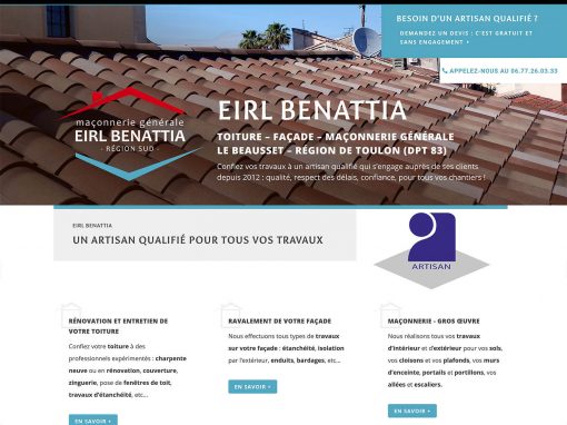 EIRL Benattia : Maçonnerie générale au Beausset