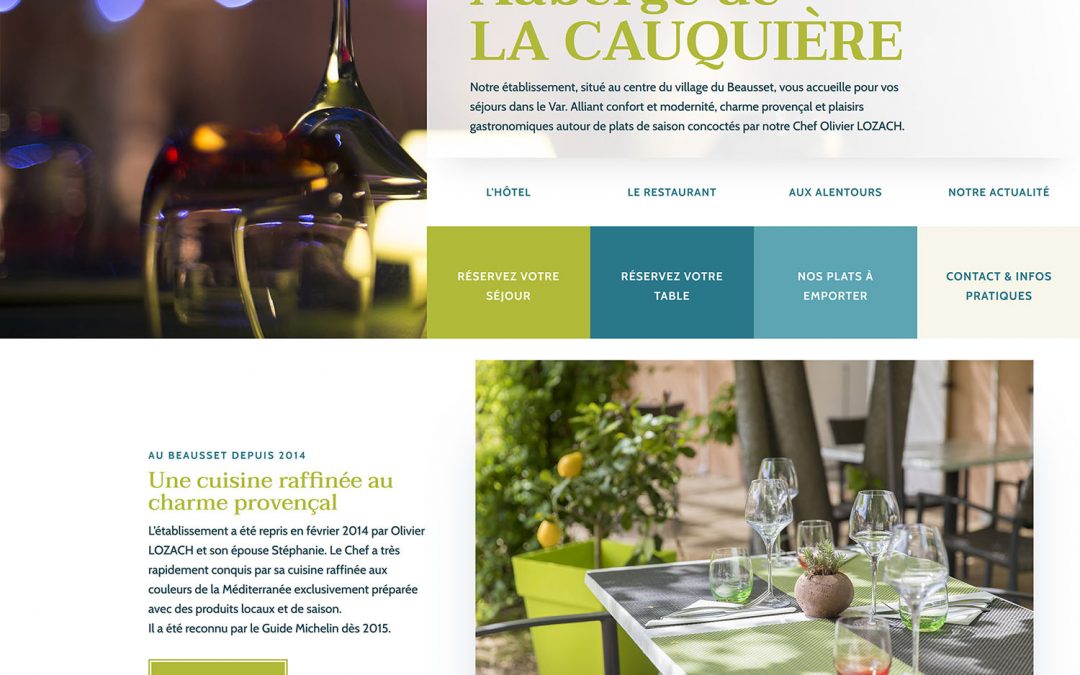 Hôtel Restaurant La Cauquière (refonte 2021)
