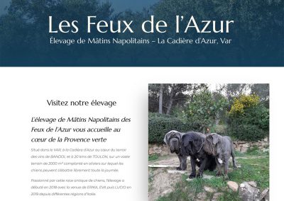 Elevage Les Feux de l'Azur : Accueil (1)