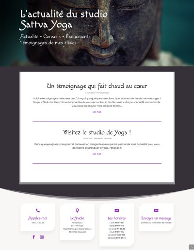 Sattva Yoga : Actualités et conseils de Pierlo Bolla