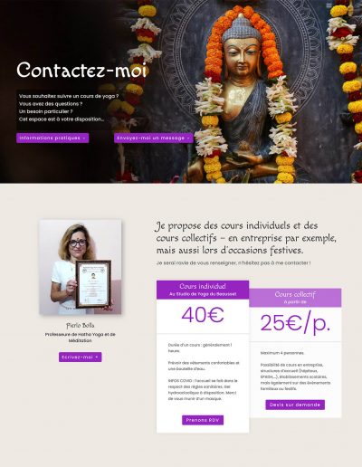 Sattva Yoga : contacter Pierlo Bolla part