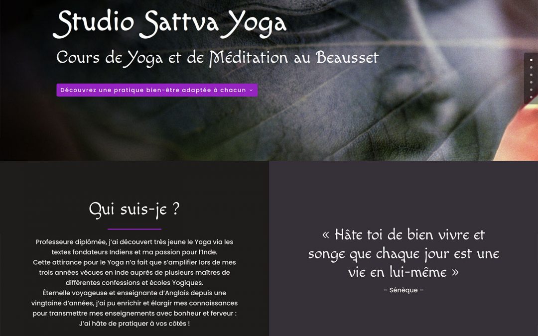 Sattva Yoga : cours de Hatha Yoga au Beausset