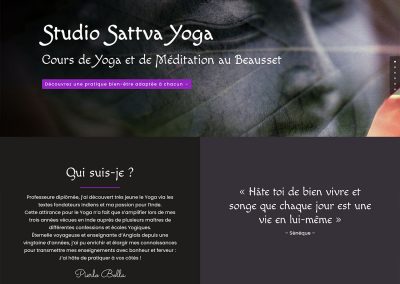 Sattva Yoga : cours de Hatha Yoga au Beausset
