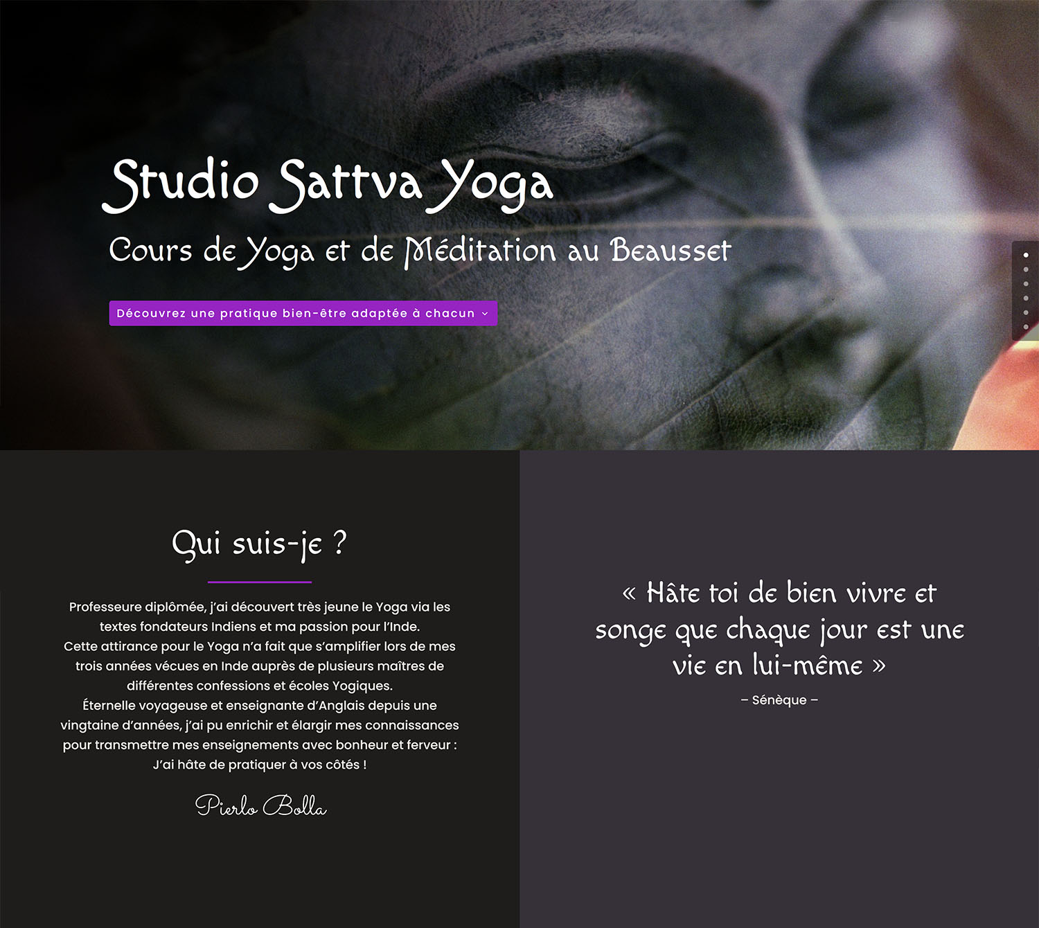Sattva Yoga : cours individuels de Pierlo Bolla au Beausset (Var)