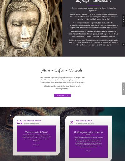 Sattva Yoga : page d'accueil part2