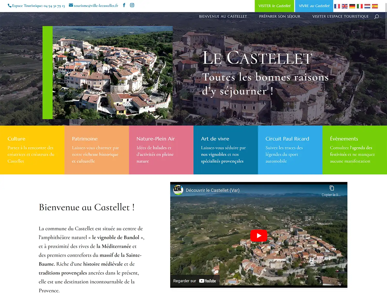 Site du Castellet Tourisme
