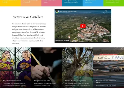 Accueil partie 1-Site du Castellet Tourisme