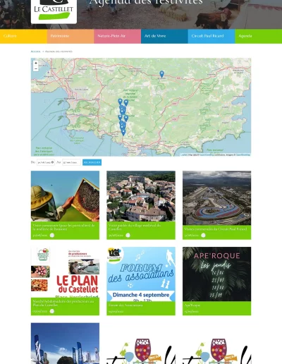 Agenda -Site du Castellet Tourisme