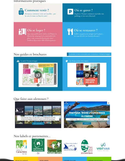 Préparer son séjour -Site du Castellet Tourisme