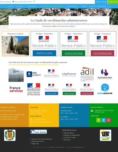 Guide des démarches - Site officiel du Castellet