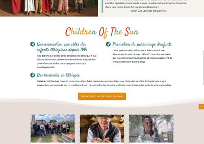 Children Of The Sun : Page d'accueil