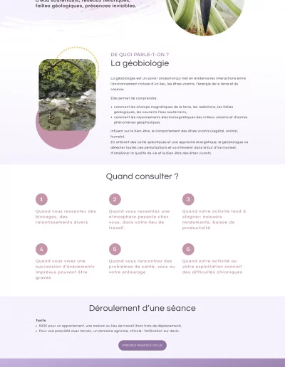 Les séances de géobiologie - Anna Soriano