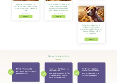 Clinique vétérinaire MATOUVAR : page d'accueil 2/2